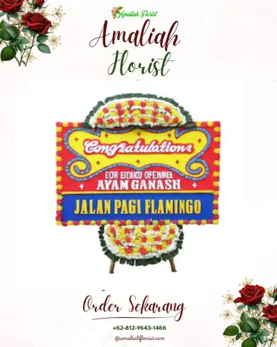 Bunga Papan Congratulation di Manggar Baru